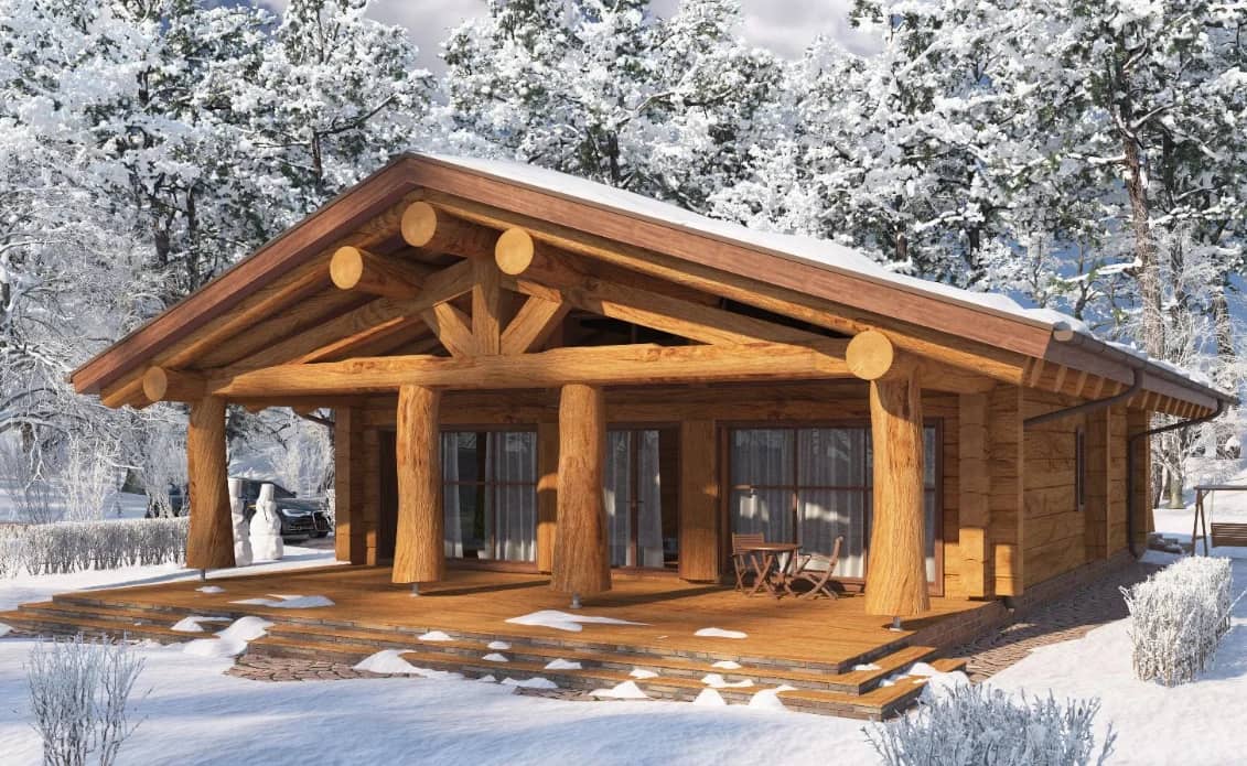 Дом из рубленного бревна